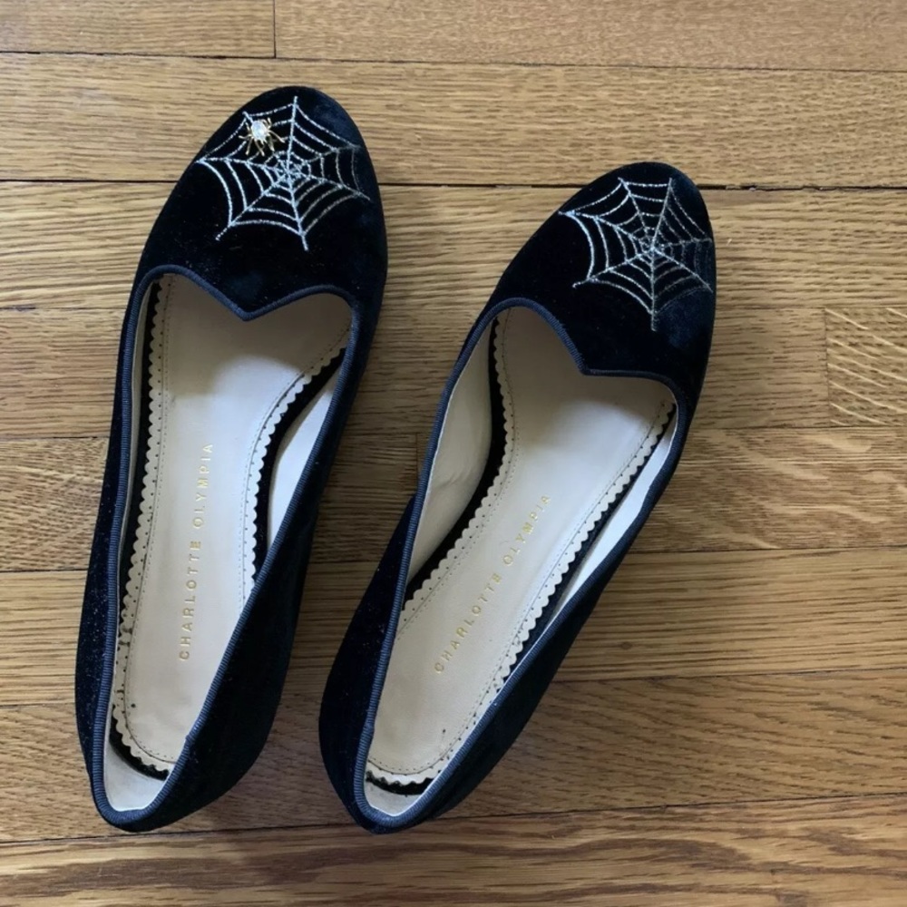 Charlotte Olympia spider loafers 40/10